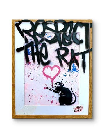 MISS RAT (1981) - RESPECT THE RAT - BANKSY TRIBUTE