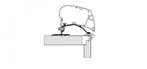 Thule Caravan Roof Adapter 450, Ophalen of Verzenden, Nieuw, Thule