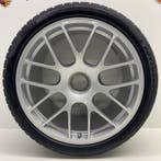 Porsche 997 Turbo/GTS 19 RS Spyder zilver met banden 8MM, Gebruikt, Banden en Velgen, 305 mm, Personenwagen