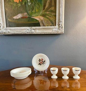 Wedgwood - Eetservies (8) - Briar Rose - Porselein -