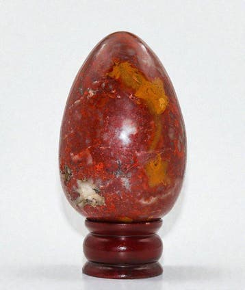 Uitzonderlijk Rode Cobra Jasper Kristal-ei 135mm – Fijn