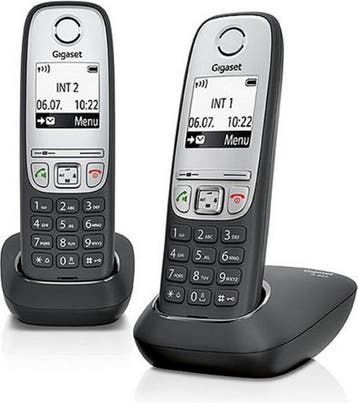 Gigaset A415 - Duo DECT telefoon - Zwart, Verzenden, Nieuw
