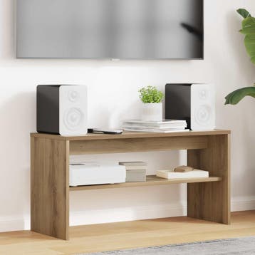 vidaXL TV-kast 80 x 30 x 40 cm Artisan Eiken Bewerkt hout, Minder dan 50 cm, Verzenden, Nieuw, Minder dan 100 cm