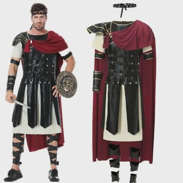 Romeinse Gladiator Kostuum voor Mannen - Middeleeuwse Ridder, Verzenden, Nieuw