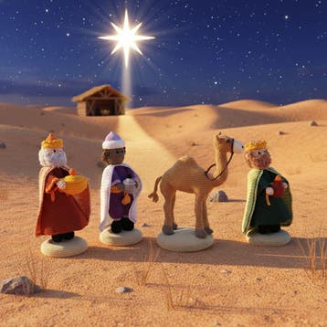 Driekoningen Haken voor Mini Kerststal - Haakpret Anja Too, Ophalen of Verzenden, Nieuw