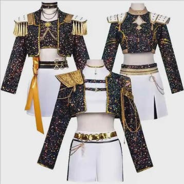 Glitter Cosplay Kostuum Set voor Dames - Feest, Carnavalsout, Verzenden, Nieuw