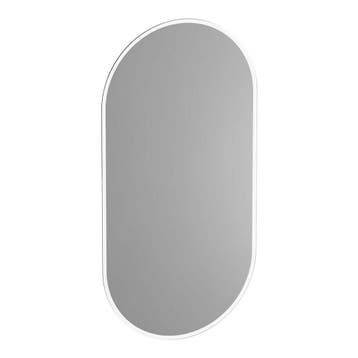 Brauer Jade Deluxe Spiegel - Plat Ovaal - 100 cm - met, Huis en Inrichting, Woonaccessoires | Spiegels, Ophalen of Verzenden, Nieuw