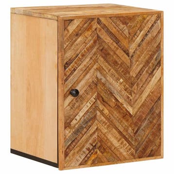 vidaXL Hangkast Bruin 38 x 33,5 x 48 cm Massief Mango Hout, Huis en Inrichting, Verzenden, Nieuw