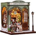 CuteBee Miniatuurhuisje Gallery Bookstore – Houten 3D Puz., Verzenden, Nieuw