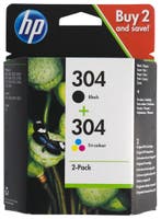 HP Cartridge HP 304 zwart/kleur - 2 stuks, Verzenden, Nieuw