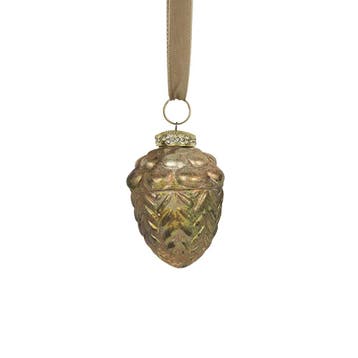 decoratie eikel antiek groen 8cm, Huis en Inrichting, Verzenden, Nieuw