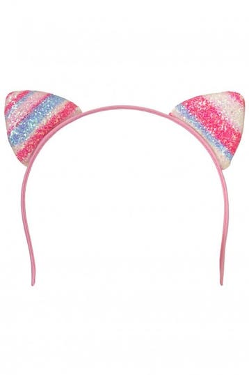 Diadeem Kattenoortjes Glitter Multikleur, Ophalen of Verzenden, Nieuw