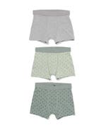 HEMA Kinderboxers katoen - 3 stuks groen, Verzenden, Nieuw