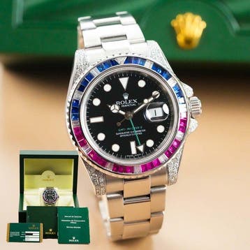 Rolex - GMT-Master II Diamond Bezel & Case - Zonder, Nieuw