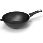 AMT Gastroguss Wokpan 28 cm – Aluminium – Inductiegeschi, Huis en Inrichting, Keuken | Potten en Pannen, Inductieplaat, Ophalen of Verzenden