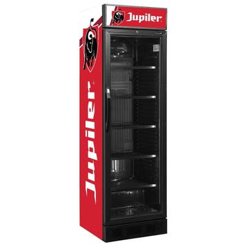 Jupiler glasdeurkoelkast 345 liter, Ophalen of Verzenden