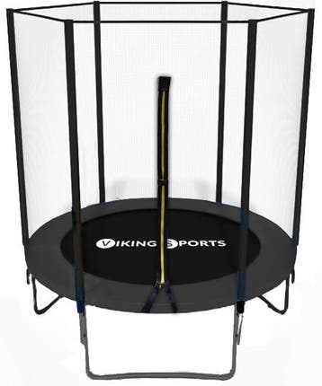 Trampoline 183cm | Zwart Veiligheidsnet | OP=OP, Ophalen of Verzenden, Nieuw