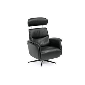Relaxfauteuil Ijmuiden - relaxfauteuils - Antraciet, Huis en Inrichting, Nieuw, Stof