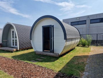 Camping Barrel | Tiny House | Tuinhuisje voor Glamping, 200 tot 400 cm, Overige typen, Nieuw, 1 raam