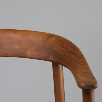 Sorét eetkamerstoel | Massief teak | 3 uitvoeringen, Nieuw, Hout, Modern / minimalistisch / Scandinavisch / Japandi