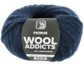 WoolAddicts Promise - 33 Marineblauw - Chunky / Dik Merino, Ophalen of Verzenden, Nieuw