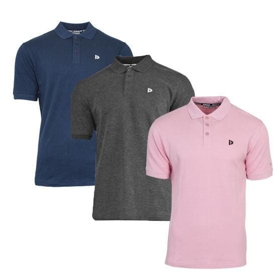 Donnay Donnay Heren - 3-Pack - Polo shirt Noah - Navy /, Kleding | Heren, Polo's, Nieuw, Verzenden