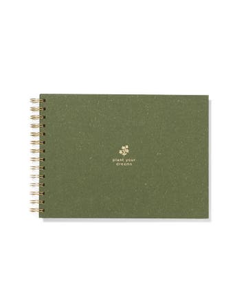 HEMA Schetsboek 25.4x18.6x2cm blanco bloemen, Verzenden, Nieuw