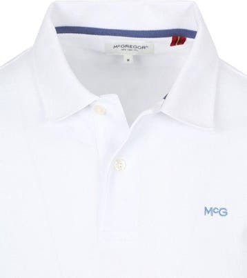 2dekans | McGregor Piqué Polo Wit - Maat 3XL - Heren, McGregor, Wit, Overige maten, Ophalen of Verzenden