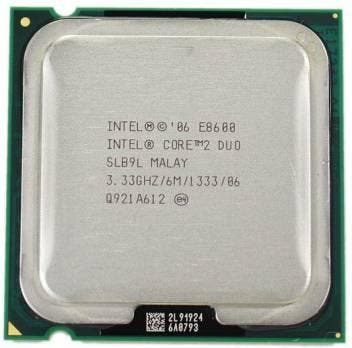 nieuwstaat Intel Core 2 duo E8600 3.33Ghz 6MB 1333Mhz FSB, Ophalen of Verzenden, Zo goed als nieuw
