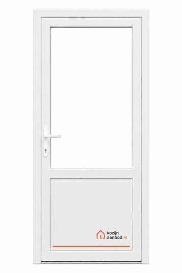 Diverse Witte Kunststof Deuren – Direct uit Voorraad!, Doe-het-zelf en Verbouw, Kozijnen en Schuifpuien, 75 tot 150 cm, Kunststof