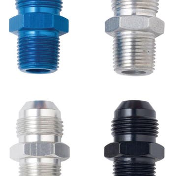 Fragola -10AN x 1/2 NPT Straight Adapter - Black, Ophalen of Verzenden