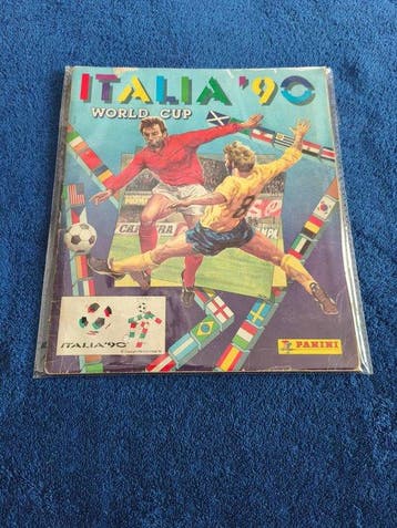 Panini WC Italy 90 + with Maradona sticker in good, Nieuw