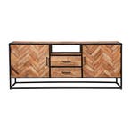 Dressoir Mangohout Kjeld 180 cm, Huis en Inrichting, Kasten | Dressoirs, Verzenden, Nieuw, Overige houtsoorten, Industriële meubels