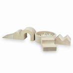 XXL foam speelset in soft beige velvet met ballenbak voor..., Ophalen of Verzenden, Nieuw