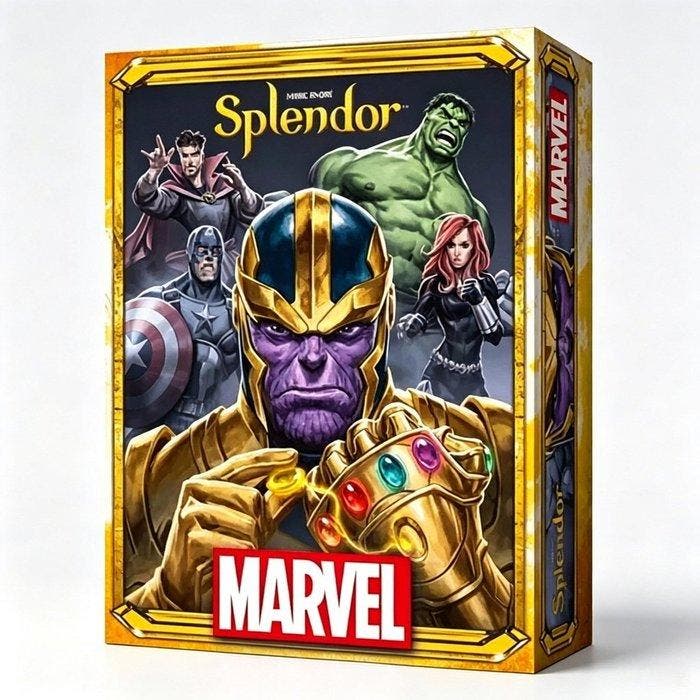 Bordspel - Sparkling Gems Marvel Edition Board Game, Antiek en Kunst, Antiek | Overige Antiek