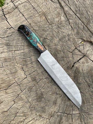 K Romain - Keukenmes - Chefs knife - Presentatie van