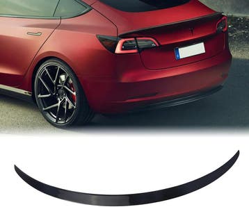 Tesla Model 3 Spoiler Lip - Glanzend - 74% Korting Pak NU, Ophalen of Verzenden