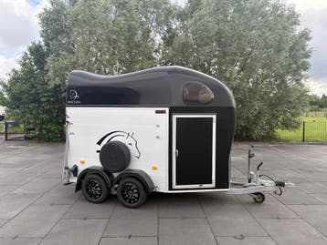 Cheval Liberte 2-paards met zadelkamer en reservewiel ALU, Ophalen, Gebruikt, Aluminium, 2-paards trailer
