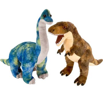 Wild Republic dinosaurus knuffels - pluche - 25 cm - T-rex, Verzenden, Nieuw