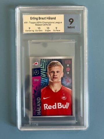 2019/20 Topps UEFA Champions League Erling Haaland #419, Nieuw