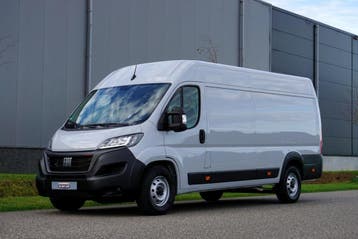 Fiat Ducato 35H 2.2 MultiJet L4H2, Stof, Gebruikt, Zilver of Grijs, Lease