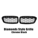 BMW Grill F series GTS Black  en Diamond look, Auto-onderdelen, Verzenden, Nieuw