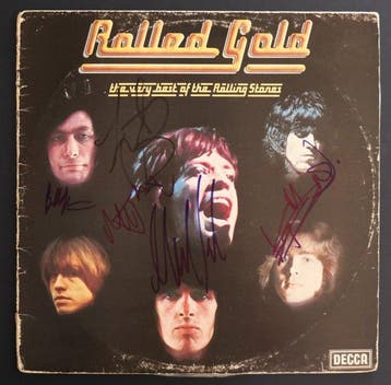 De Rolling Stones - “ROLLED GOLD” Signed by Five Band, Cd's en Dvd's, Nieuw in verpakking