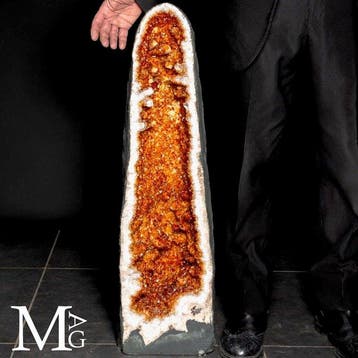 Madeira Citrienkwarts - Topkwaliteit - Exclusieve Geode