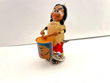 Marx - Blikken speelgoedfiguur - Funny Indians - Japan, Antiek en Kunst