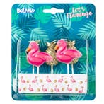 Kaarsjes Flamingo/ananas (5st), Ophalen of Verzenden, Nieuw