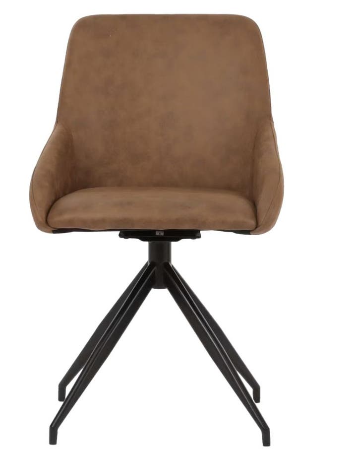 2dekans | Dutchbone Laurel draaibare eetkamerstoel – elegant, Huis en Inrichting, Stoelen, Zo goed als nieuw, Ophalen of Verzenden