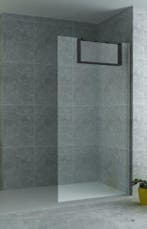 Opbouwnis voor douchewand 30 x 60 x 8 cm mat zwart, Ophalen of Verzenden, Nieuw, Bad