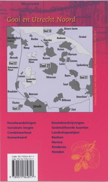 Gooi en Utrecht Noord / 22 / Wandelgids 9789075362817, Boeken, Verzenden, Gelezen, M. Roland