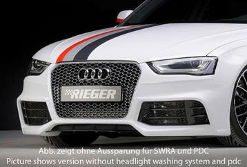 Rieger voorbumper | A4 (B8/B81): 01.12- (vanaf Facelift) - L, Verzenden, Nieuw, Audi